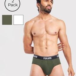 Pack Of 2 Briefs with Elastic Waist-image-58