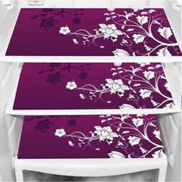 Set of 3 Floral Print Fridge Mats-38