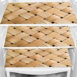 Set of 3 Basket-Weave Print Fridge Mats-52