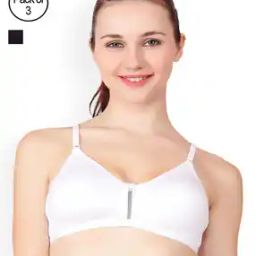 Pack of 3 Non-Padded Non-Wired T-shirt Bras-33