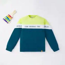 Sustainable Colourblock Round-Neck Sweatshirt-24