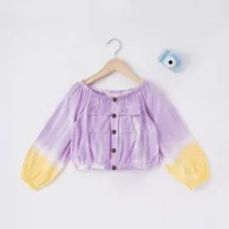 Tie & Dye Off-Shoulder Top-image-57