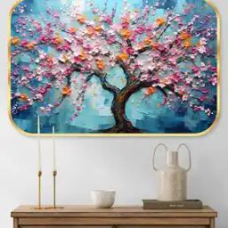 Tree Print Modern Wall Art Painting-49