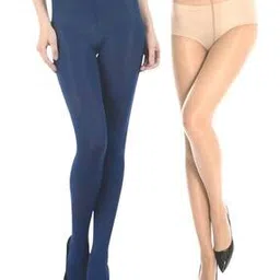 Women Pack 2 Stockings with Elasticated Waistband-image-93