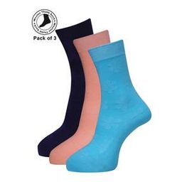 Pack of 3 Floral Pattern Everyday Socks-image-2