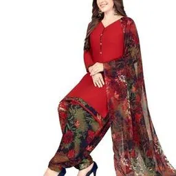 Women Floral Print Unstitched Dress Material-image-69