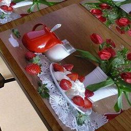 Dinning Table Printed Placemats Set  -picture-23