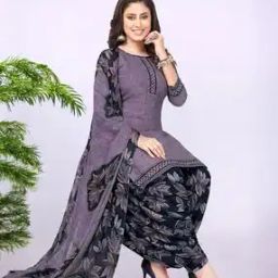 Women Floral Print 3-Piece Unstitch Dress Material-image-78