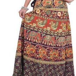 Women Printed Straight Skirt-image-63