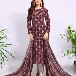 Women Floral Print Unstitched Dress Material-image-64
