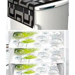 Refrigerator Cover with Fridge Mat   -18