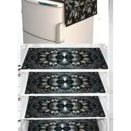 cread craft Refrigerator Cover with Fridge Mat   -picture-23