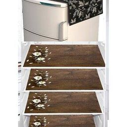 Refrigerator Cover with Fridge Mat   -image-19