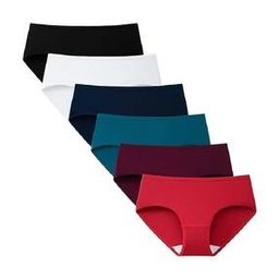 Women Pack of 6 High-Rise Cotton Hipsters-picture-38
