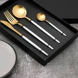 Pack of 4 Stainless Steel Cutlery Sets-14