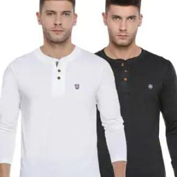 Pack of 2 Henley T-shirts-image-6