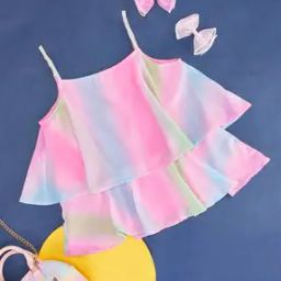 Regular Fit Ruffled & Tiered Top-image-1