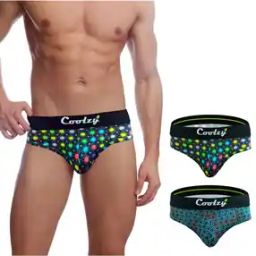 Pack of 2 Printed Briefs with Elasticated Waist-picture-39