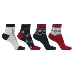 Pack of 4 Ankle-Length Socks-image-73