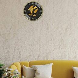 Wall Clock Non-Ticking Round For Bedroom-18