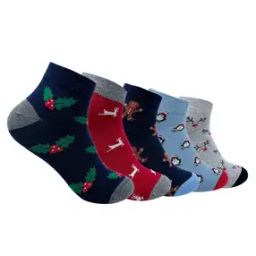Pack of 5 Ankle-Length Socks-image-35