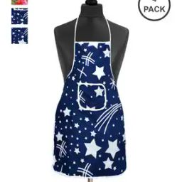Pack of 4 Printed Cotton Aprons-image-4