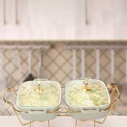 Chafing Dish Twin Rectangle -30