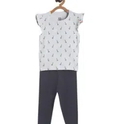 Striped Cotton Top & Leggings Set-37
