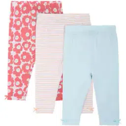 Pack of 3 Leggings with Elasticated Waist-image-22