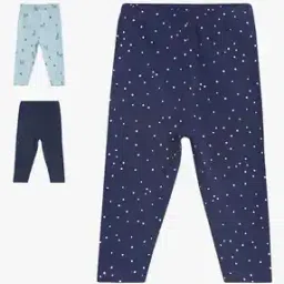 Pack of 3 Leggings with Elasticated Waist-image-28