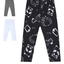 Pack of 3 Leggings with Elasticated Waist-picture-51