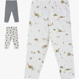 Pack of 3 Printed Leggings-image-93
