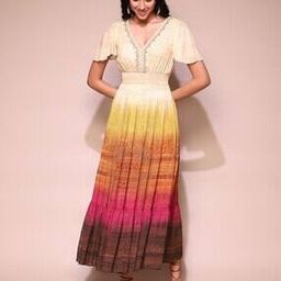 Ombre Print Maxi Dress-picture-14