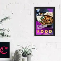 Rectangle Food Quote UV Art Painting-27