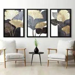 Rectangle Shape Wall Painting Set of 3 -image-19