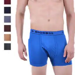 Pack of 7 Men Solid Combed Cotton Classy Trunks-image-47