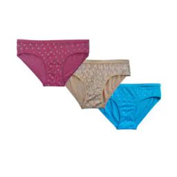 Women Pack of 3 Briefs with Inner Elastic Waistband  -picture-46