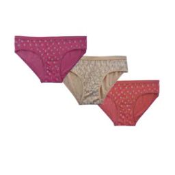 Women Pack of 3 Briefs with Inner Elastic Waistband  -picture-51