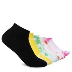 Pack of 5 Tie & Dye Print Ankle Socks-image-20