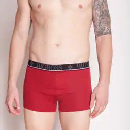 Pack of 3 Men Shuffle Intellisoft Cotton Modal Solid Trunks-image-1