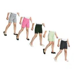 Pack of 5 Printed Shorts with Elasticated Waist-picture-17