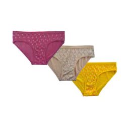 Pack of 3 Micro Print Briefs with Elasticated Waist-image-126