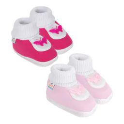 Pack of 2 Boys Slip-On Booties-image-3