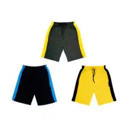 Pack of 3 Colourblock Cotton Bermudas-picture-22