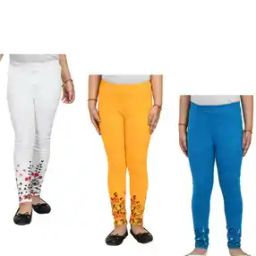 Pack of 3 Floral Print Leggings-image-47