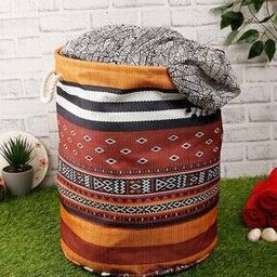 Indian Print Foldable Laundry Basket-19