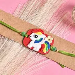 Unicorn Beaded Tie-Up Rakhi-image-32