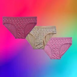   Pack of 3 Cotton High Rise Briefs-picture-23