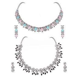 Women Necklace Earings Set-image-86