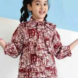 Girl Regular Fit Printed Top-image-2